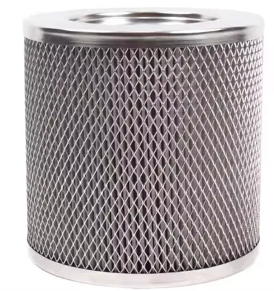 Kartrid Filter Udara Kain Poliester Khusus 66*110*930 Elemen Filter Filtrasi Udara Dengan Kerangka Penutup Ujung SS304