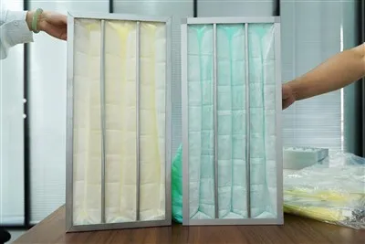 Sistem Ventilasi Rangka Aluminium F7 F8 F9 Saringan Udara Saku